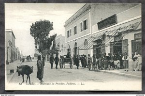 h3853 - GABES Tunisia 1910s Boulevard du President Fallieres