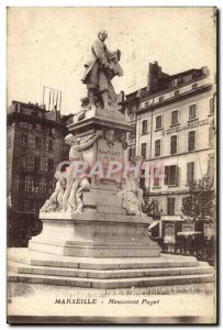 Old Postcard Puget Marseille Monument