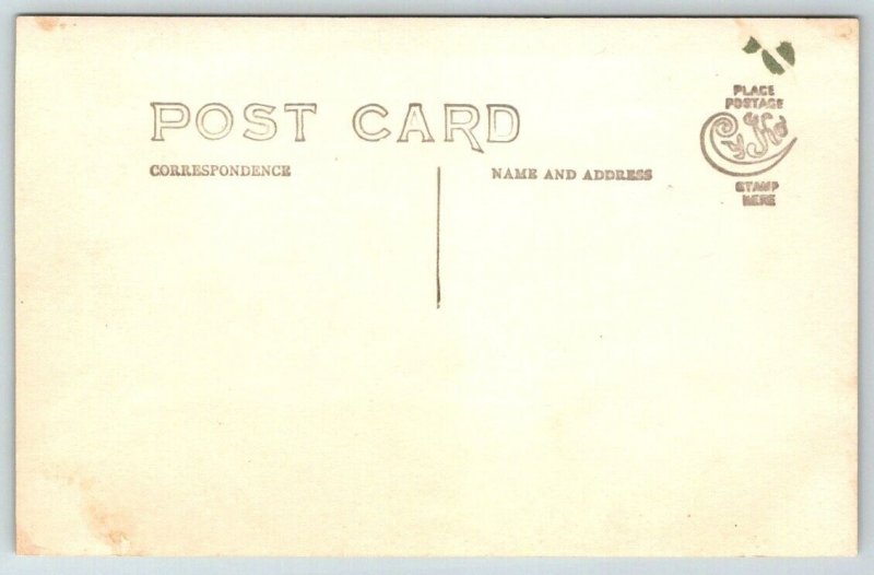 RPPC  1912  Young Men on Farm  Postcard