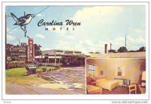 View of Carolina Wren Motel, North of Orangeburg,  South Carolina,  PU-40-60s