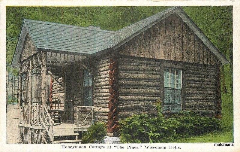 1920s Honeymoon Cottage Pines Wisconsin Dells postcard 13350 Kropp