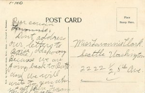 c1910 Boise Idaho Carnegie Library occupation Postcard 25-11747