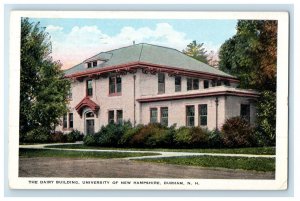 1937 The Dairy Building University Of Durham New Hampshire NH Vintage Postcard 