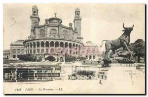 Old Postcard Paris Trocadero Trocadero