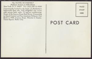 The Roosevelt Hotel,New York,NY