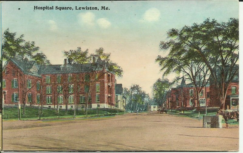 Hospital Square, Lewiston, Me.