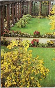 Longwood Gardens - acacia and flowers in Main Conservatory - Kennett Square PA