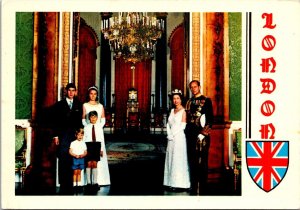 British Royal Family c1968 Queen Elizabeth Prince Philip Vintage Postcard Q68