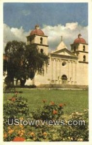 Santa Barbara Mission - California CA  