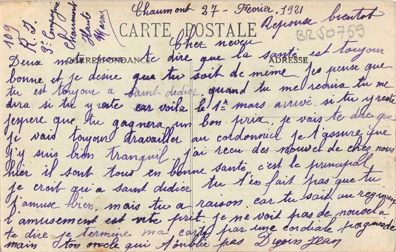 BR50759 Chaumont vue generale      France