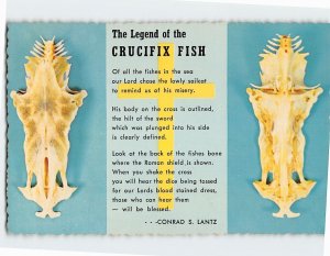 Postcard The Legend of the Crucifix Fish by Conrad S. Lantz