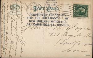 New London CT South West Ledge Lighthouse c1910 Postcard