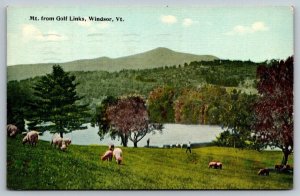 Windsor  Vermont  Mt. From Golf Links Postcard