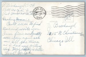 Pirae District Tahiti Postcard Making Copra 1944 Vintage RPPC Photo