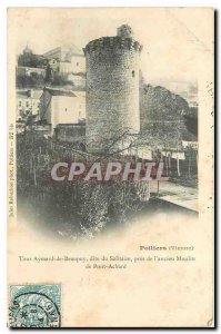 Old Postcard Poitiers Vienne Tour Aymard de Beaupuy