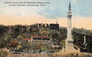 LOOKOUT MOUNTAIN, Tennessee~TN  CRAVENS HOUSE~Gen Walthall HQ  c1910's Postcard