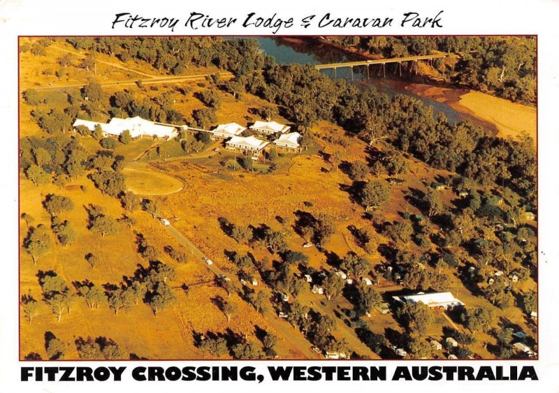 Fitzroy Crossing, Australia  FITZROY RIVER LODGE & CARAVAN PARK  4X6 Postcard