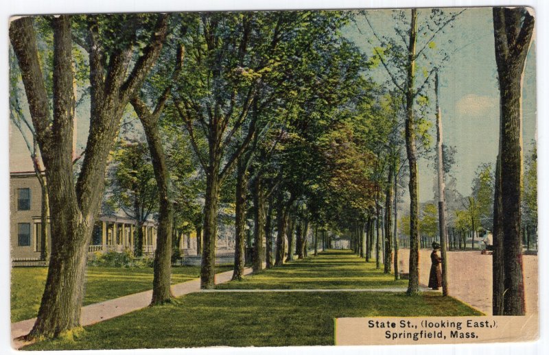 Springfield, Mass, State St., (looking East)