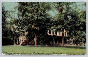 Fremont Ohio~Spiegel Grove~Home Of President RB Hayes~Now Museum~1916 Postcard