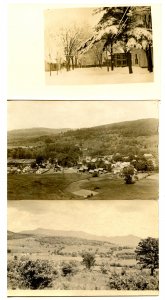 3 RPPC's - Valley View, Street View, Town View