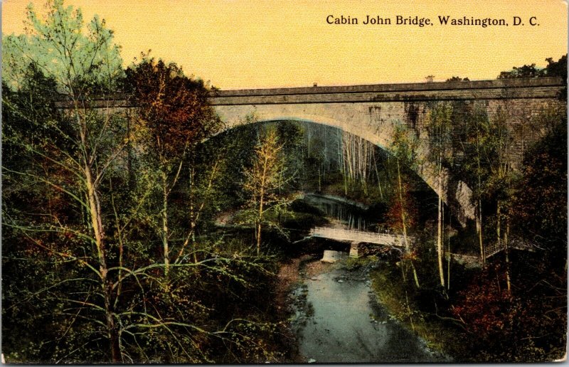Cabin John Bridge, Near Washington VINTAGE Postcard DC
