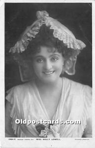 Miss Molly Lowell Theater Actor / Actress Unused 