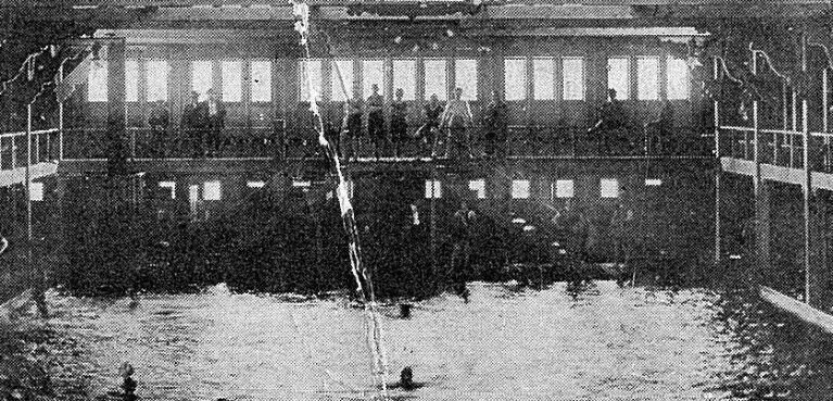 1908 Postcard Nereides Baths Pt. Defiance Park Tacoma Washington Posted Pool 