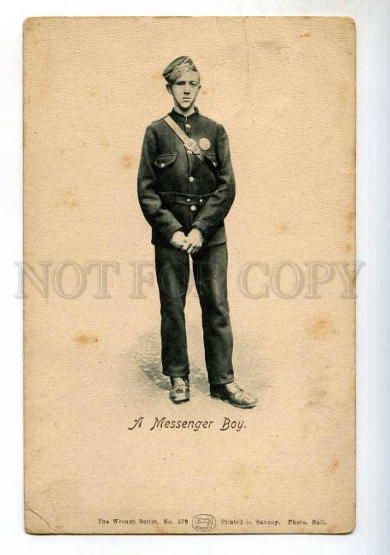 247865 UK English Messenger Boy Vintage Wrench postcard