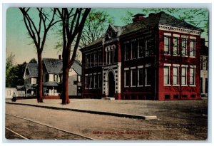 c1910 Center School East Hartford Connecticut CT Antique Unposted Postcard