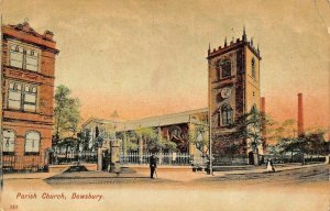 DEWSBURY YORKSHIRE ENGLAND ~PARISH CHURCH~GRAHAM GLEN PHOTO POSTCARD