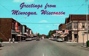 Greetings from Minocqua, Wisconsin - c1950