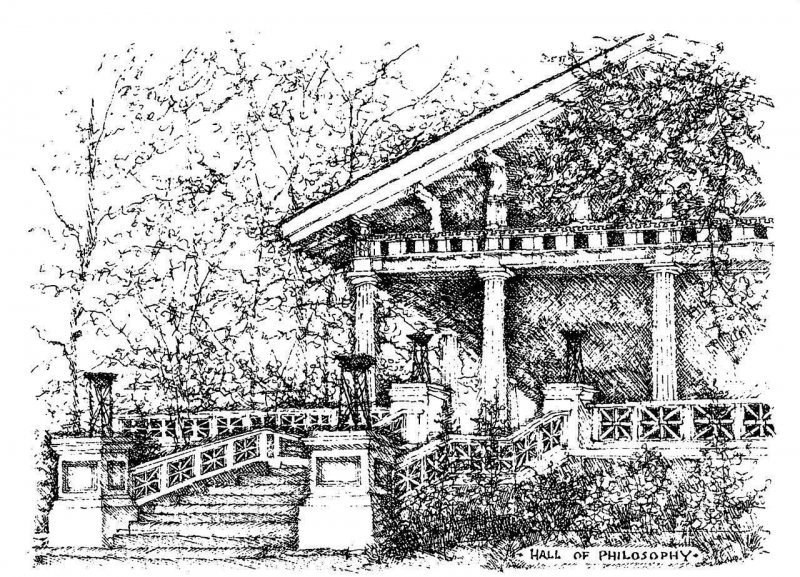 2~4X5½ Postcards  Chautauqua, NY New York ICE CREAM SHOPPE Jane E Nelson Sketch