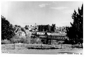 Umtata Transkei Studio Postcard South Africa Rccp Bridge Unposted Real Photo 