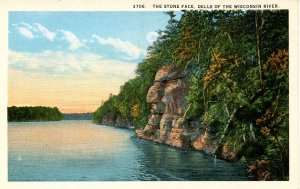 WI - The Dells. Stone Face