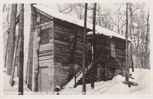 Indiana Santa Claus Original Post Office Of 1856 Real Photo