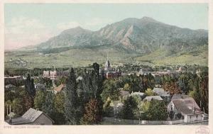 LP40  Boulder, Colorado, CO, postcard, Aerial View of 