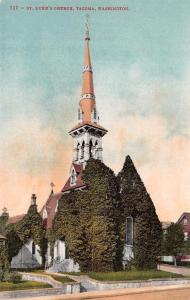TACOMA, WA  Washington        ST LUKE'S CHURCH        c1910's Postcard