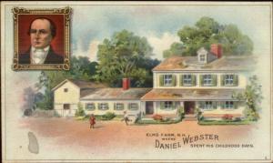 Daniel Webster Cigars Elms Farm NH c1910 Postcard