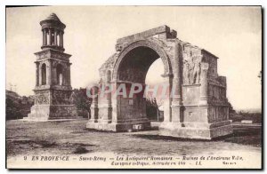 Old Postcard En Provence Saint Remy Old City Ruins