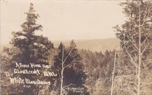 New Mexico Cloudcroft White Mountain Scene Real Photo RPPC