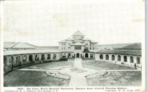 HOT SPRINGS, SD South Dakota  BATTLE MOUNTAIN SANITARIUM Court 1912  Postcard