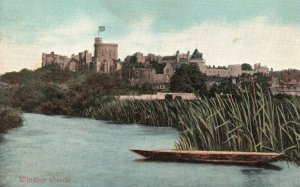 Vintage Postcard Windsor Castle Tower Royal Residence Berkshire England UK
