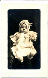 Baby Real Photo Postcard rppc