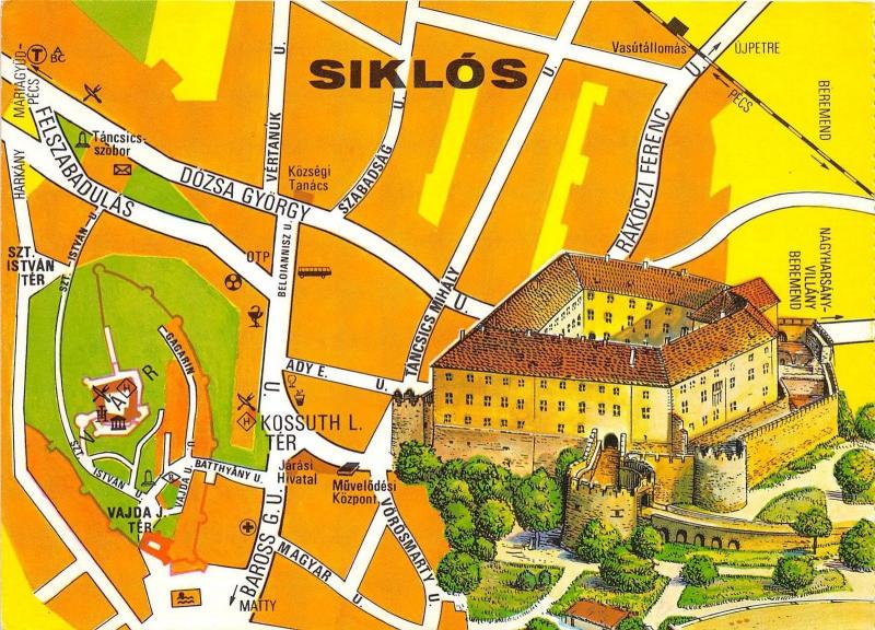 BC60288 Maps Cartes geographiques Hungaria Siklos