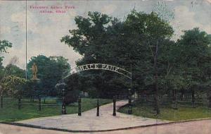 Entrance Grace Park Akron Ohio 1908