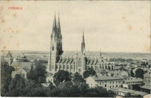 CPA AK UPPSALA View of the Cathedral SWEDEN (1118864)