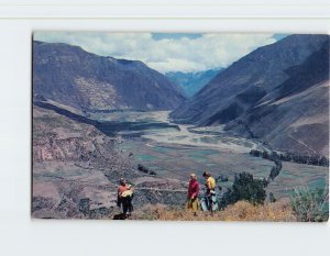 Postcard Valley of Pisac Near Cusco Peru