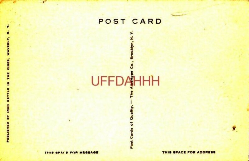 THE IRON KETTLE INN, WAVERLY, N.Y. Detached Bungalows Other