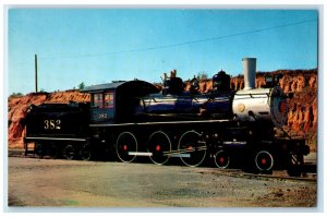 c1960 Cannonball II Railroad Museum Locomotive Ride Jackson Tennessee Postcard