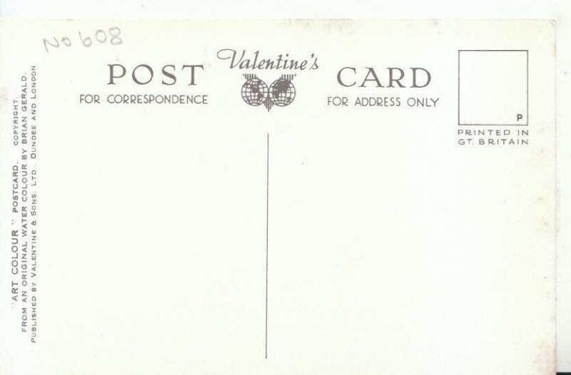 Devon Postcard - Sidmouth from Peak Hill - Ref 20123A